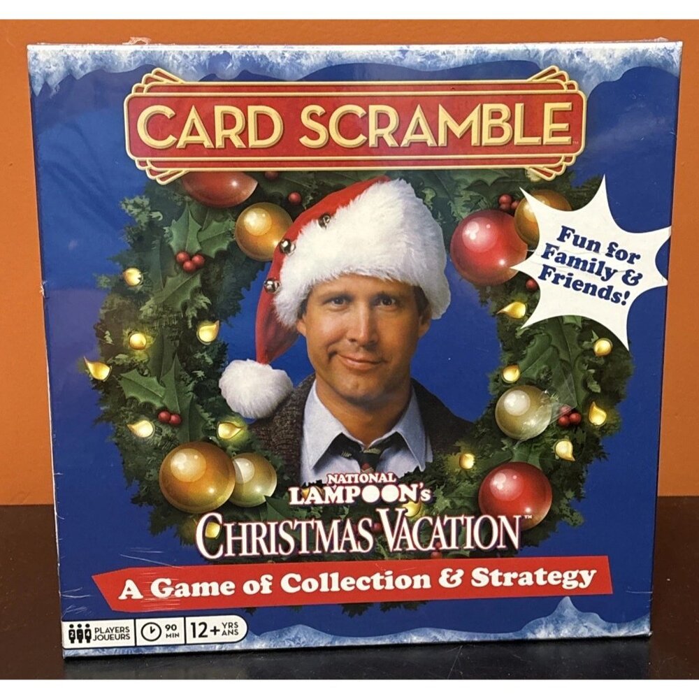 New National Lampoons Christmas Vacation Card Scramble Board Game 12+ Years